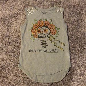 Grateful Dead Studded Tank Top- Sz Med